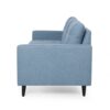 Jenny - Contemporary Tufted Fabric 3 Seater Sofa - Blue - Image 7