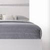 Naima - Queen High Gloss Bed - White - Image 3
