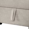 U-Shaped Sectional Sofa Pull-Out Sofa Bed With Two USB Ports, A Storage Chaise Lounge And Four Back Pillows For Living Room - Beige - Image 24