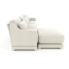 Elegant Chenille 3 Seater Sofa With Movable Ottomans High Resilience Sponge - Beige - Image 24