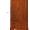 Elegant Armoire For Timeless Storage - Oak - Image 2