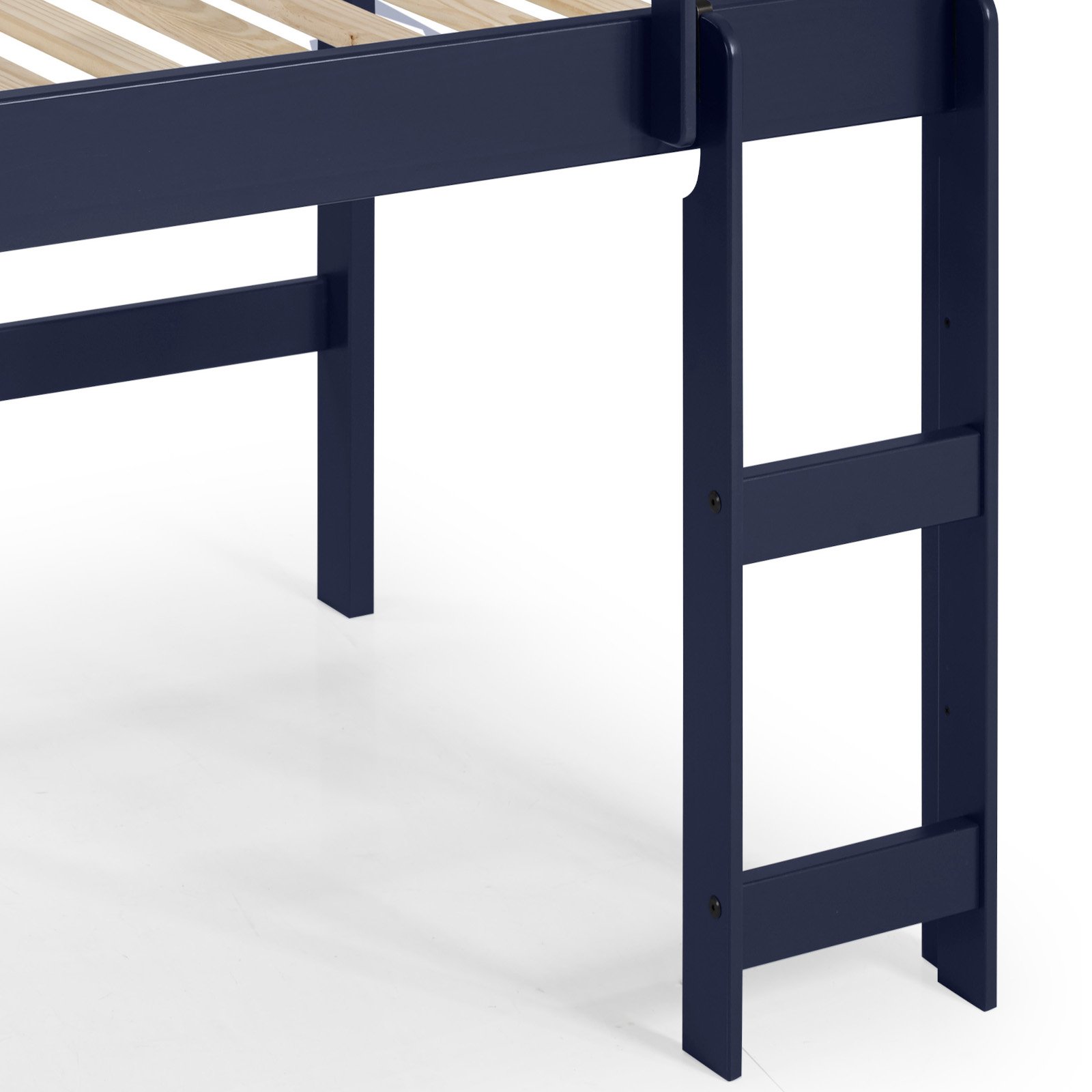 Lara - Twin Loft Bed - Navy Blue - Image 9