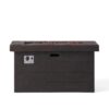 Custer - Rectangular Fire Pit 50, 000 Btu Magnesium Oxide - Brown - Image 14