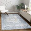 Legacy - 2'7" X 7' Polypropylene Area Rug - Multi / White - Image 4