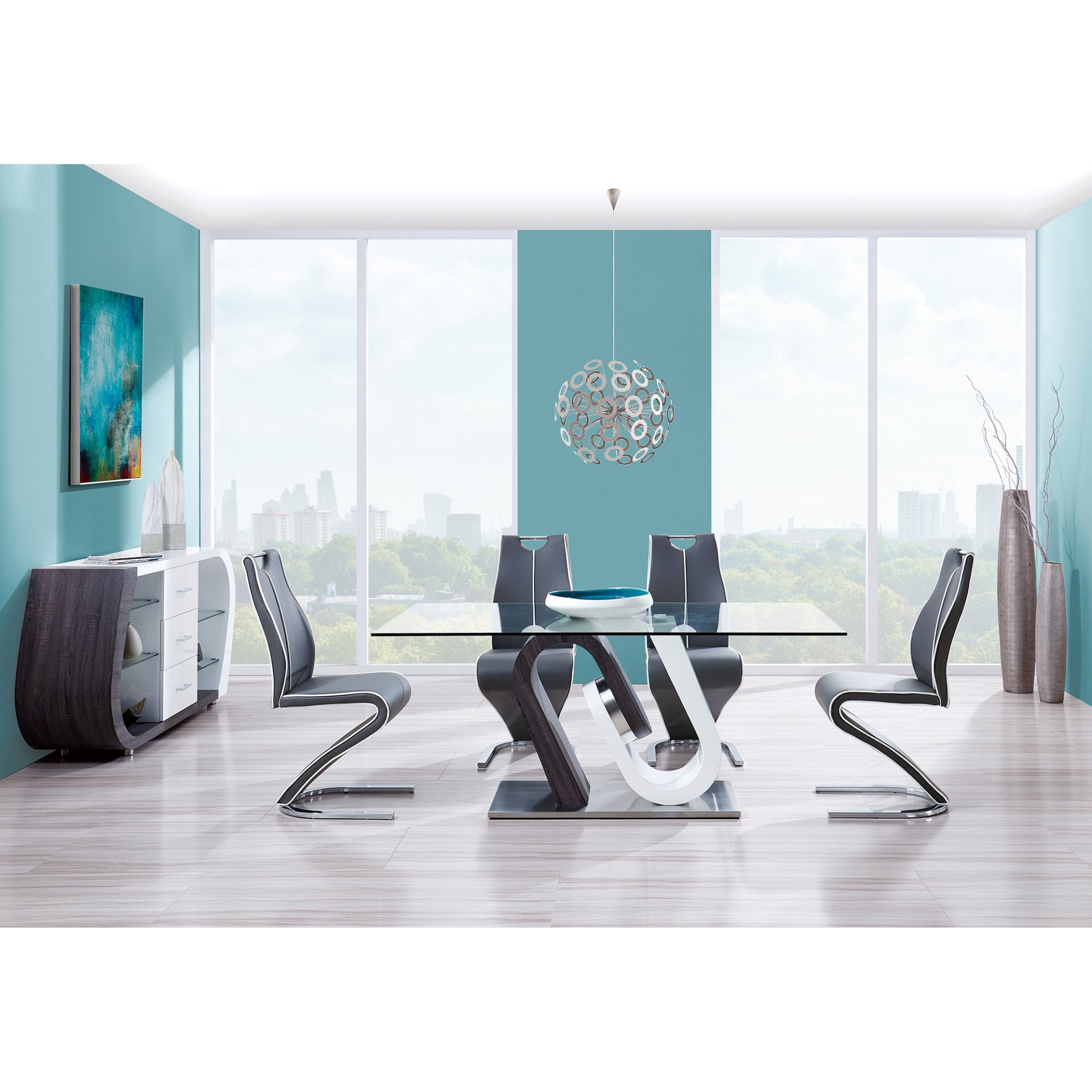 Anne - Buffet - White / Gray - Image 6
