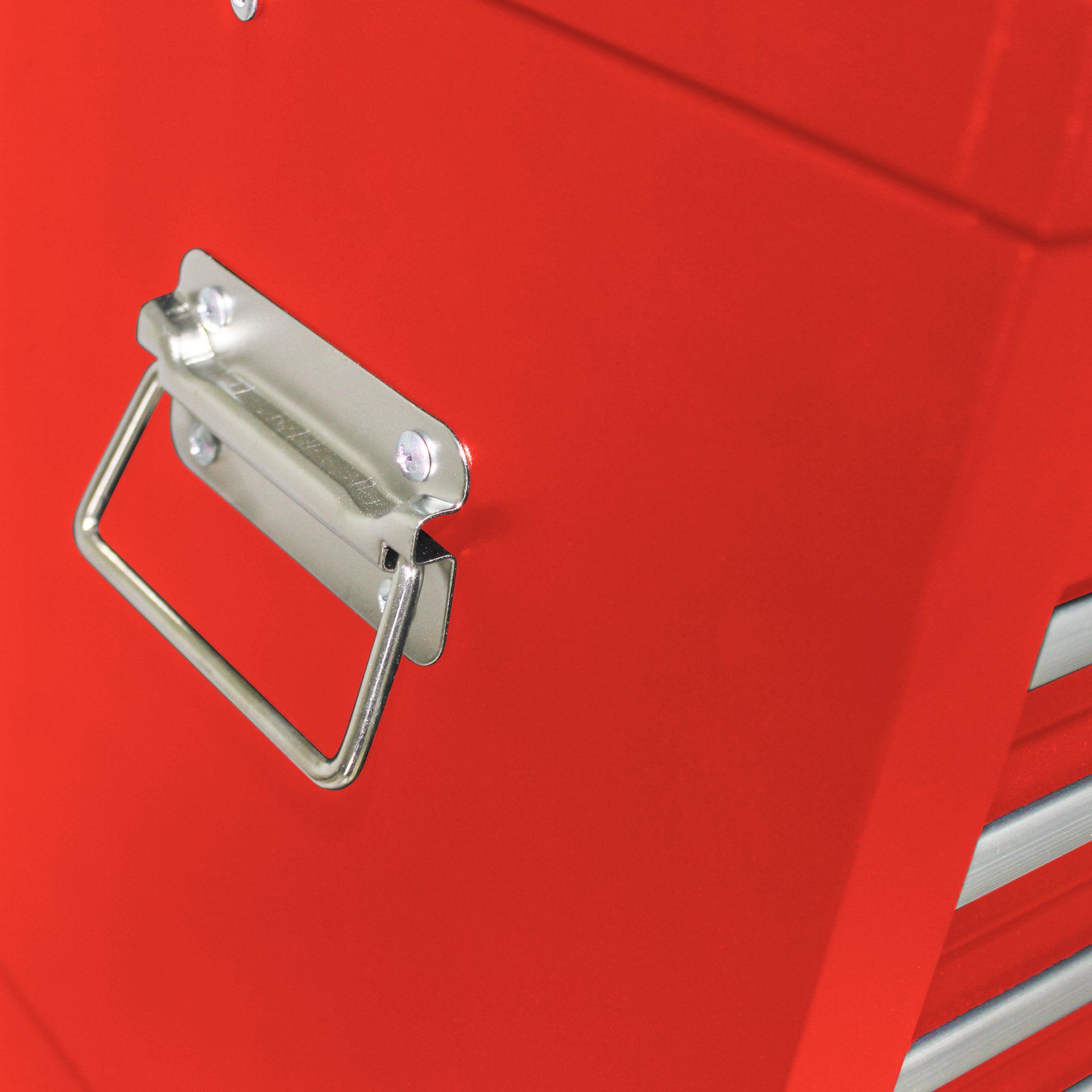 6 Drawer Lockable Tool Cabinet On Wheels Steel Rolling Tool Chest With Detachable Toolbox, 2 In 1 Garage Workshop Storage Organizer With 4 Universal Casters - Red - Image 17