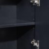Modern Sideboard Elegant Buffet Cabinet With Large Storage Space For Dining Room, Entryway - Black - Image 14