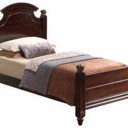 Twin Bed Elegant Traditional - Cappuccino