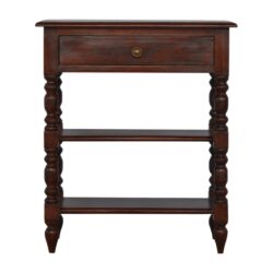 Turned Occasional Table - Brown