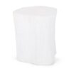 Outdoor, Lightweight Concrete Side Table - Antique White - Image 6