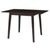 3 Piece Kitchen Dining Set With Drop Leaf Dining Table And 2 Dining Upholstered Chairs, Dining Room Set For Small Places - Espresso - Image 21