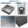 Modern Stainless Steel Shower Niche 12" X 12" For Bathroom And Kitchen - Brushed Nickel - Image 7