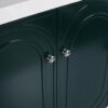 Modern 30" Freestanding Bathroom Vanity With Soft Close Cabinet Doors, Excluding Sink - Dark Green - Image 14