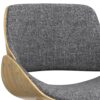 Malden - Bentwood Dining Chair With Wood Back - Gray / Light Brown - Image 7