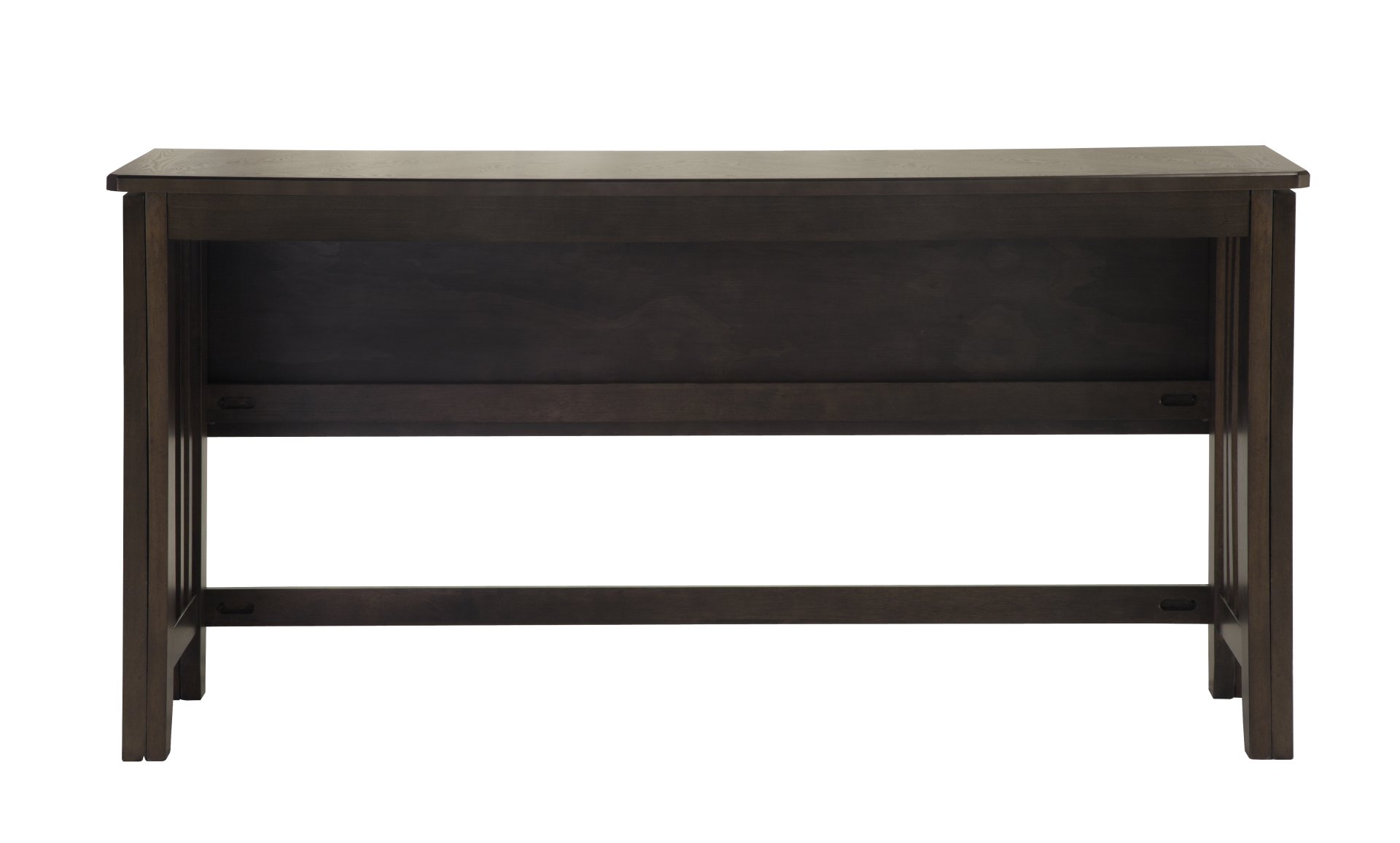 Drop Leaf Table & 4 Stools - Dark Brown - Image 4