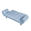 Sofa Soft Two Armrests Throw Pillow Pillow Comfortable Fit Apartment Bedroom Small Space - Antique Navy Blue - Image 7