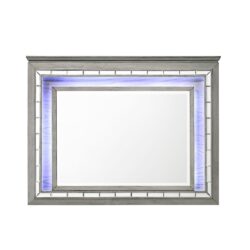 Antares - Mirror With LED - Light Gray