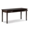 Avalon - Large Desk - Tobacco Brown - Image 5
