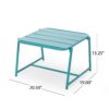 Modern Outdoor Conrad Side Table With Matte - Teal - Image 3