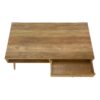 Coffee Table, Accent, Cocktail, Rectangular, Storage, Living Room, Wood Legs, Mid Century - Walnut - Image 4
