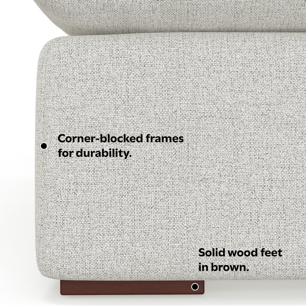 Jasmine - Center Sofa Module - Gray - Image 6