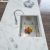 21" X 19" X 13" Laundry Workstation Sink With Deep Single Bowl 16 Gauge - Brushed Nickel - Image 2