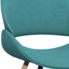 Malden - Bentwood Dining Chair - Turquoise Blue / Light Brown - Image 4