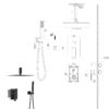 Dual Shower Head 16" Ceiling Mount Square Shower System With Rough In Valve - Oil-Rubbed Bronze - Image 3