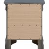 Lorana - Nightstand - Metalic Black - Image 4