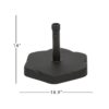 Umbrella Base With Hexagonal Shape - Black - Image 3