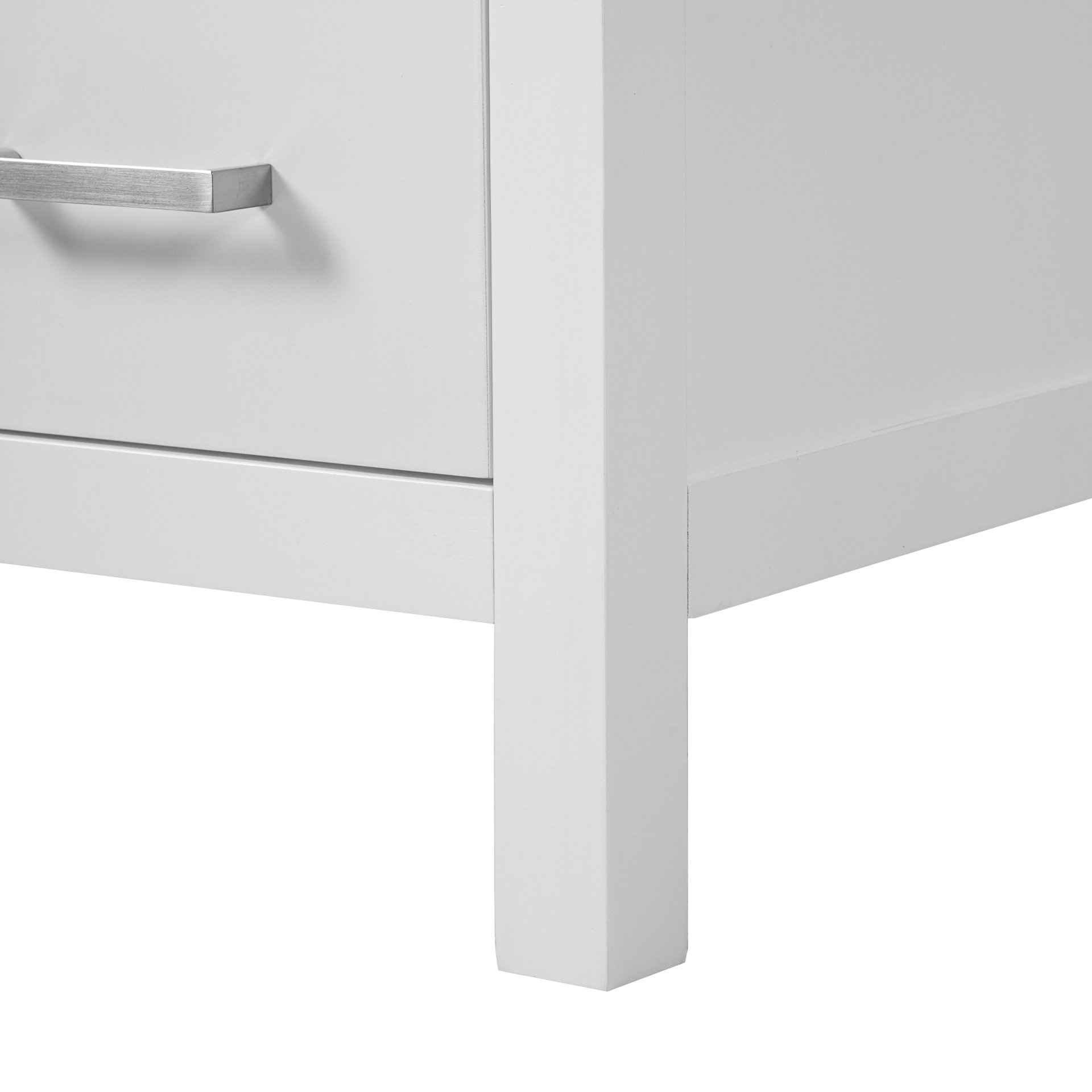 24" Bathroom Vanity With Integrated Undermount Sink, Soft Close Doors, 2 Doors 1 Drawer Storage - White - Image 21