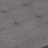Draper - Mid Century Tufted Ottoman Bench - Slate Gray - Image 7