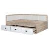 Full Size Daybed With 3 Drawers And 3 Storage Compartments - Nature / Beige - Image 5