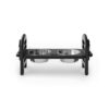 Adjustable Pet Bowl Travel Ready HDPE Durable Poly Lumber Recycled - Black - Image 2