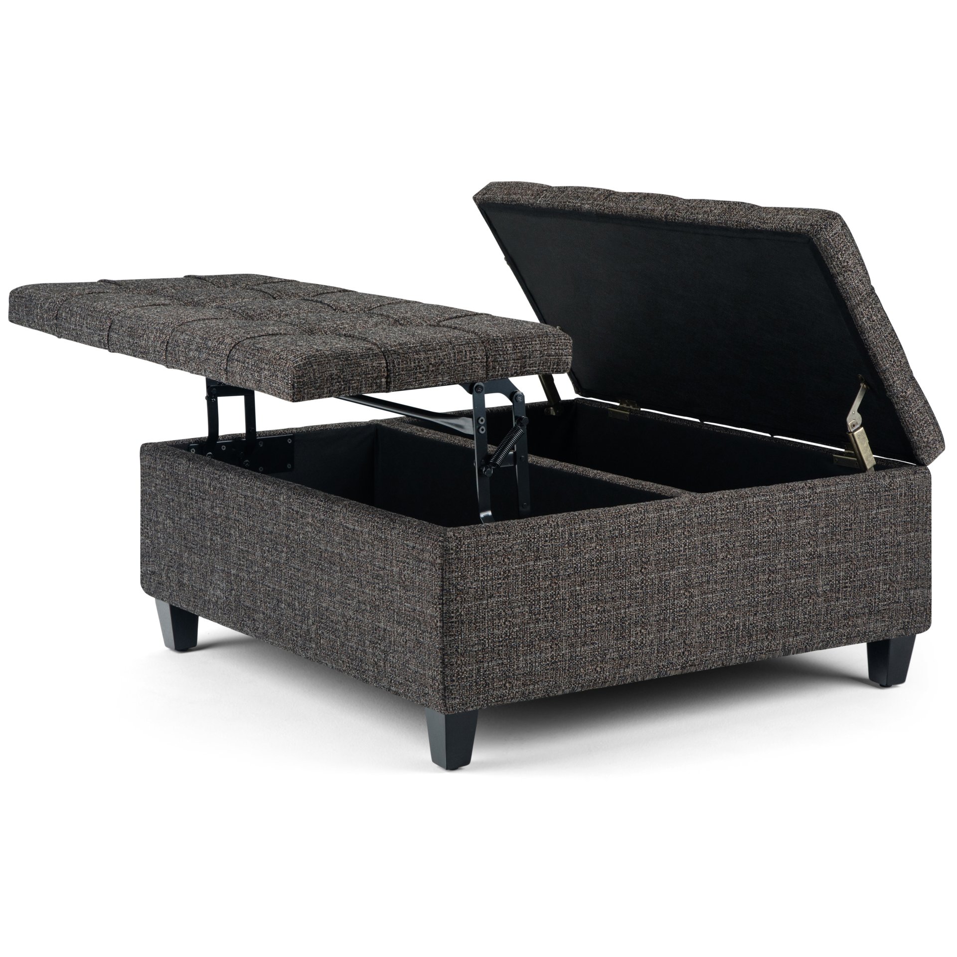 Harrison - Coffee Table Storage Ottoman - Ebony - Image 8