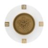 Round Moving Gear Roman Numeral Clock - Multicolor - Image 2