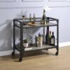 Jorgensen - Serving Cart - Rustic Oak / Charcoal - Image 6