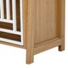 Modern Furniture Style 2 In 1 Pet Friendly Dog Crate Ladder Bookcase - Ancient Oak - Image 12