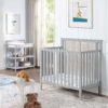 Connelly - Mini Crib With Mattress Pad - Gray, Rockport Gray - Image 5