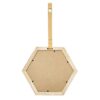 Harlan - Hexagon Mirror, 2 Pieces Wall Accent - Beige Brown - Image 3