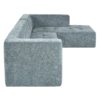 Modular Combination Living Room Sofa Set, Modern Minimalist Sofa, Living Room Upholstered Sofa Bed, Bedroom, 2 Pieces Computer Free Combination, L - Shaped - Light Gray - Image 16