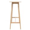Bar Height Dining Table With Splayed Legs And Elongated Rectangular Top - Natural - Image 5