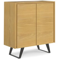 Lowry - Medium Storage Cabinet - Oak Veneer