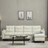 2 Piece Upholstered Sectional - Beige - Image 3