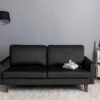 Plush Comfort Sofa - Black - Image 6