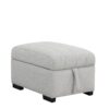 L-Shaped Sectional Pull Out Sofa Bed Sleeper Sofa With Two USB Ports, Two Power Sockets And A Movable Storage Ottoman - Gray - Image 24