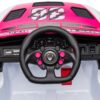 12V4A 20W*2 One Button Start, Forward And Backward, High And Low Speed, Music, Front Light, Power Display, Two Doors Can Open, 2.4G R / C, Seat Belt Four Wheel Absorber Kids Ride On Car - Pink - Image 12