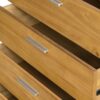 5 Drawer Dresser - Natural Wood / Brown - Image 5
