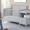 Connelly - 4 In 1 Crib and Changer Combo - Gray, Rockport Gray - Image 8