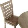 Dining Chairs Modern Farmhouse Rustic Look Distressed Design Ladderback Solid Wood (Set of 2) - Grayish Brown - Image 11